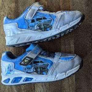 Monster Jam Megalodon Light Up Hook Latch Shoes